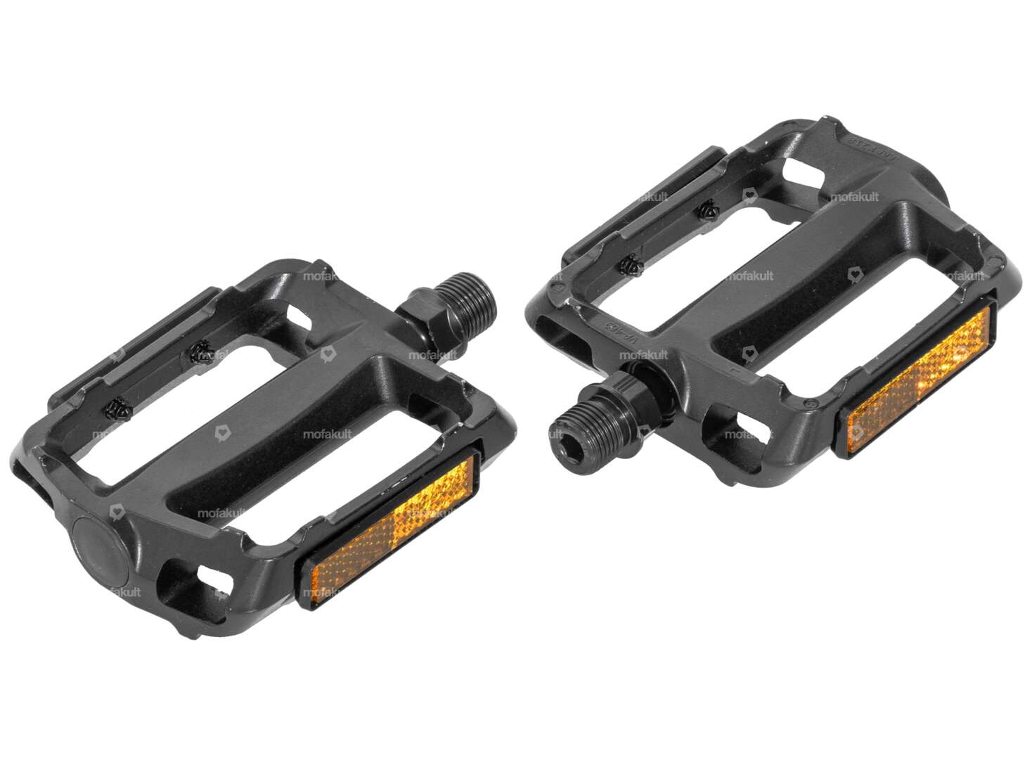 Pedals aluminum black "extravagant" Carousel Image 1