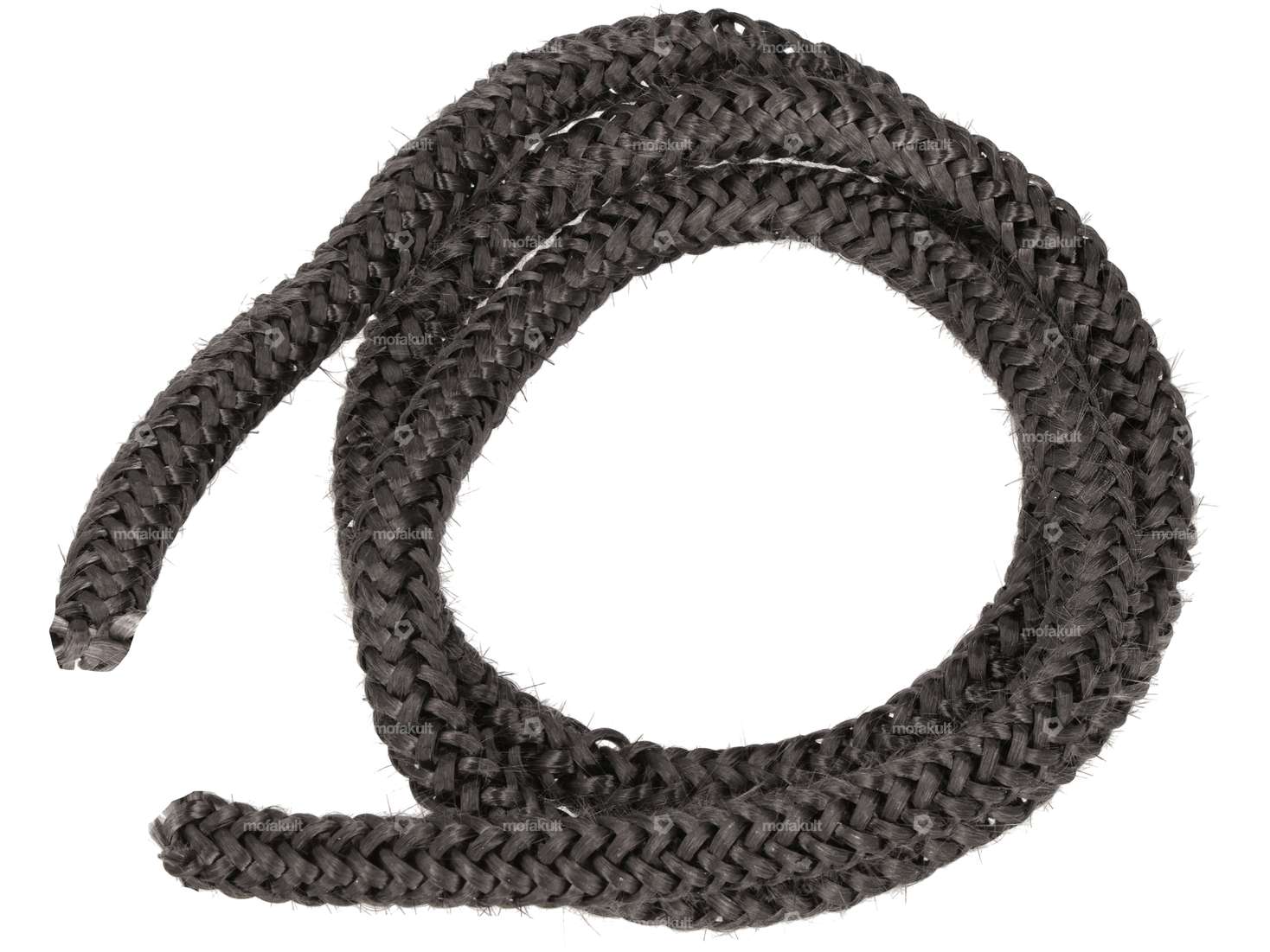 VITCAS Dichtschnur 8 mm Glasfaser weich schwarz (per Meter) Carousel Image 1