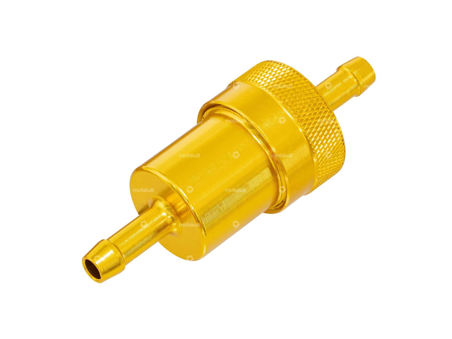 GPO fuel filter connection 6 mm aluminum gold (removable) Carousel Image 1
