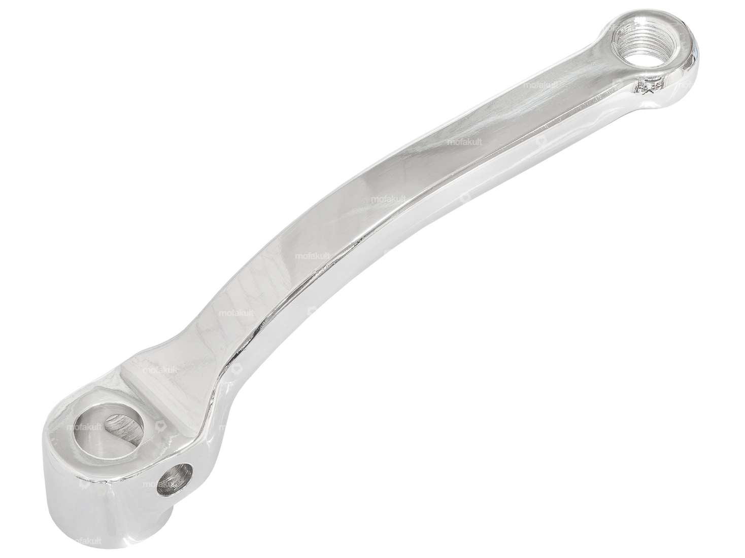 GPO pedal crank right chrome (original Puch) Carousel Image 1