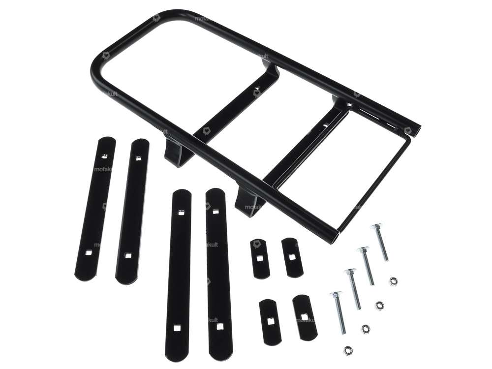 Luggage carrier high black | Tomos A3, A35 Carousel Image 1