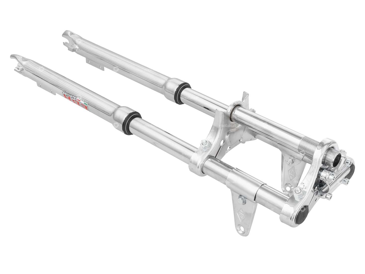 EBR Gabel Teleskop (lang) mit Laschen Chrom | Puch Carousel Image 2