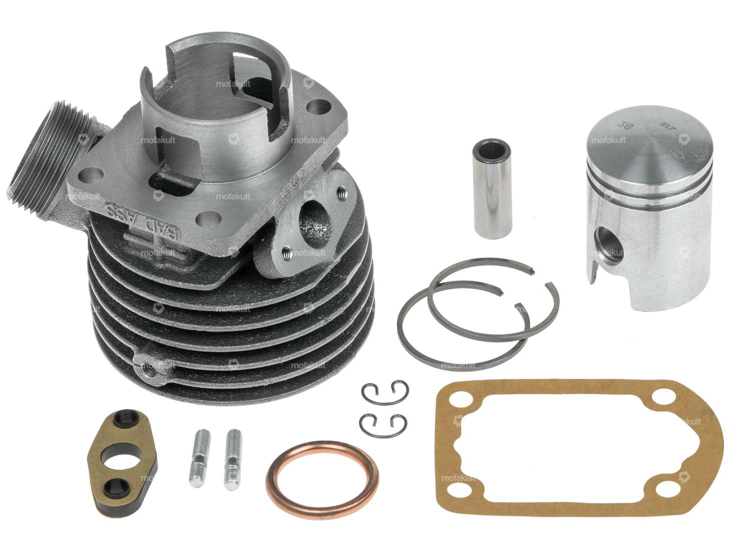 BAD ASS 38 mm Zylinderkit schlitzgesteuert | Sachs 50/2 (CH) Carousel Image 1