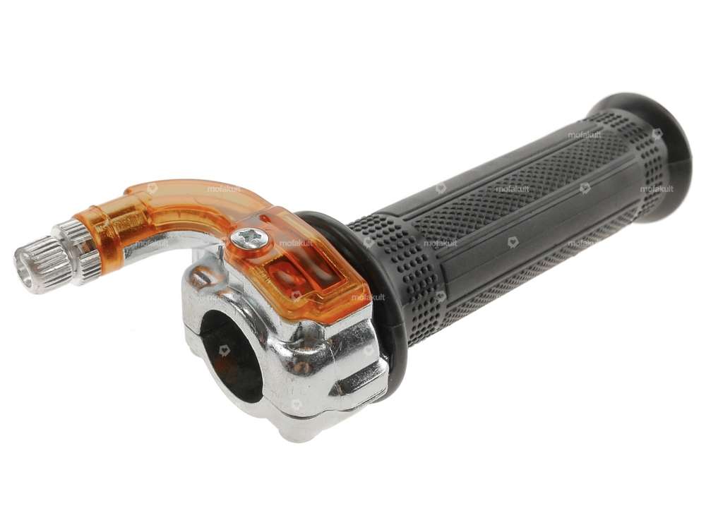 Lusito Gasdrehgriff Alu blank / orange Carousel Image 2