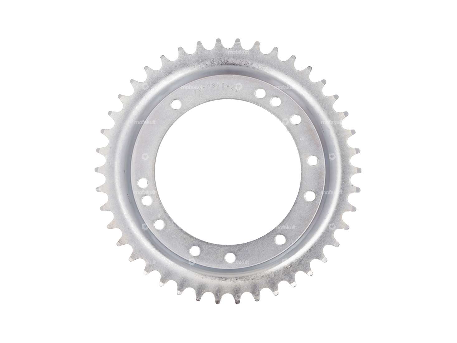 ESJOT spider 42 teeth (4/5/6 hole) Ø 98 mm cranked galvanized Carousel Image 1