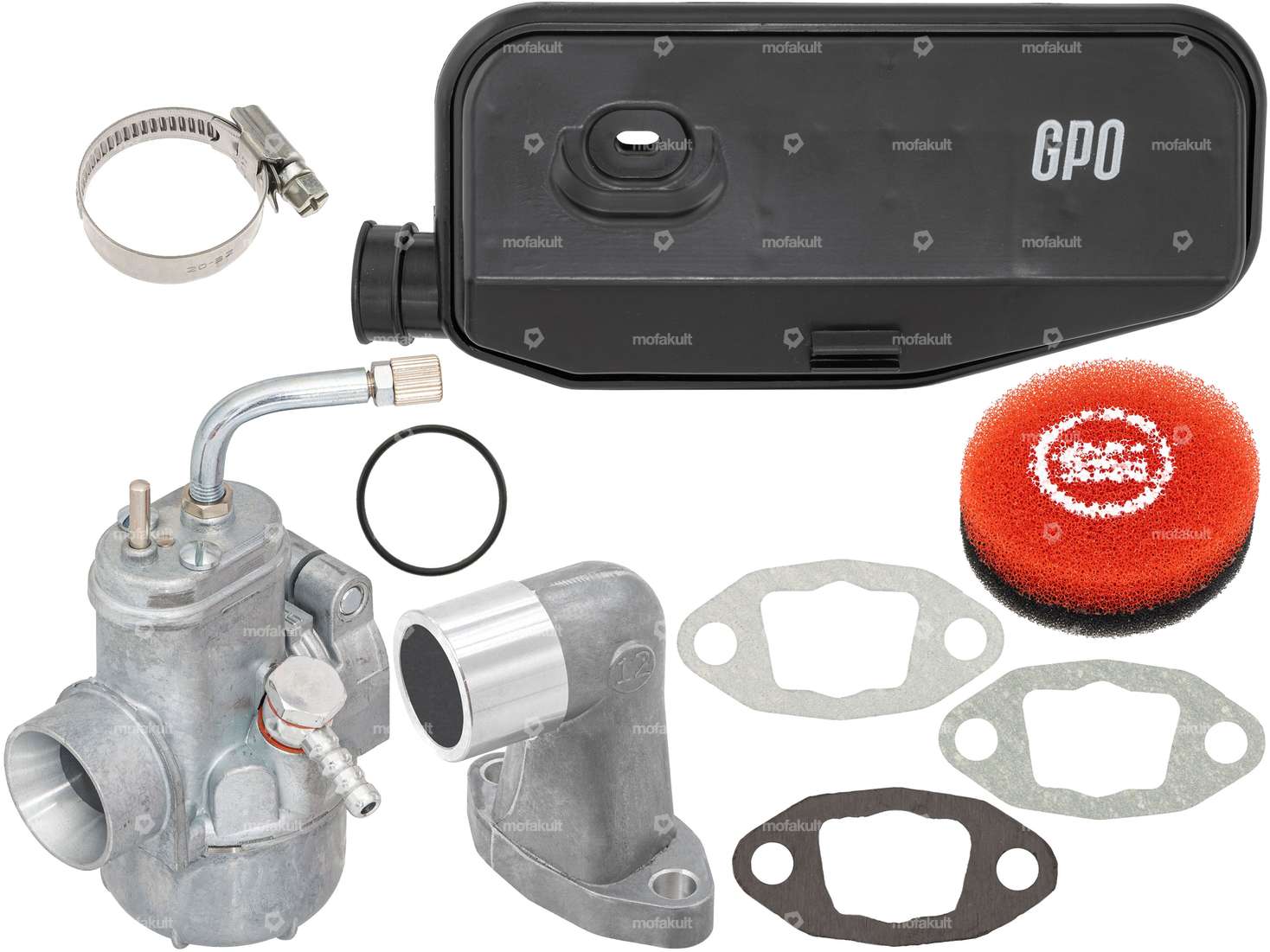 swiing® ingenious 17 mm carburetor set camouflaged | Puch E50 Carousel Image 1