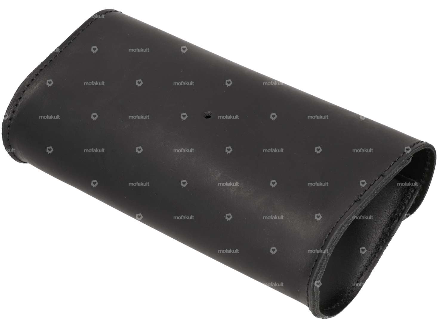 Satteltasche schwarz Echtleder Carousel Image 2