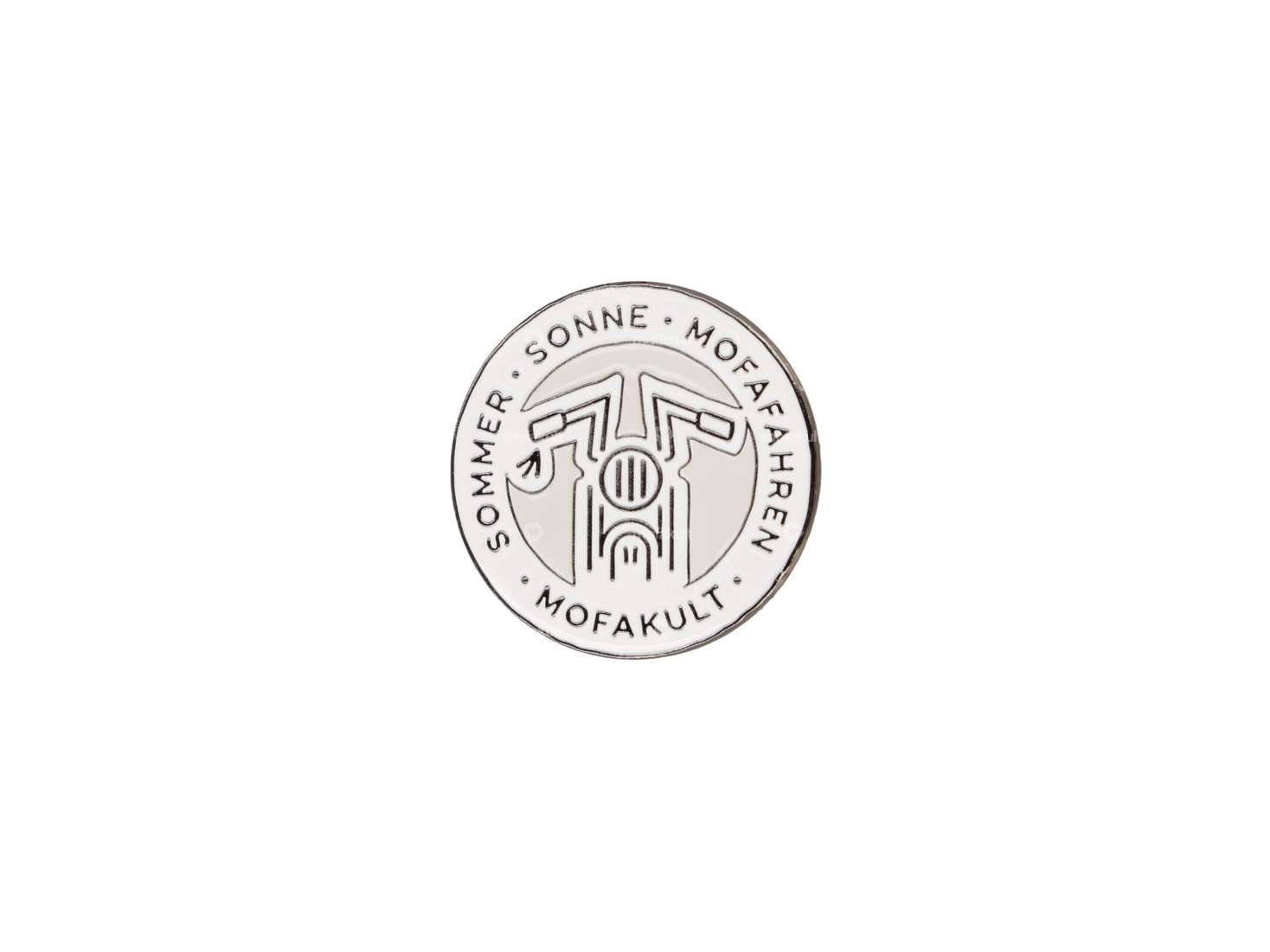 mk-merch pin "summer-sun-moped riding" Ø 30 mm Carousel Image 1