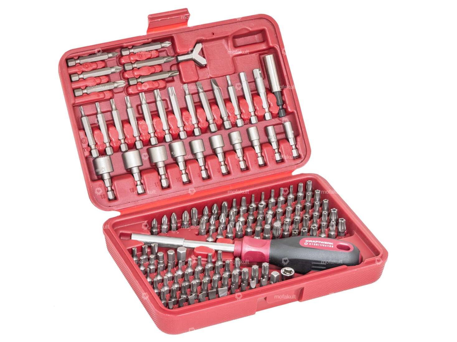 Kraftwerk 1/4" bit box 138 pcs. Carousel Image 1