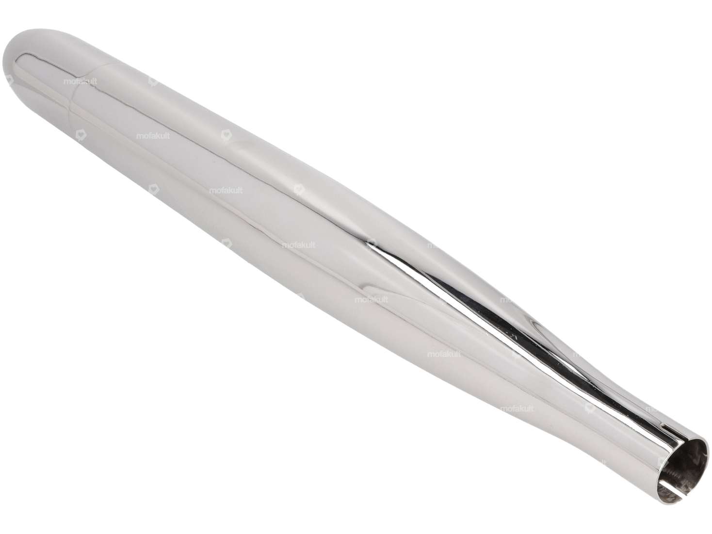 Auspuff Zigarre Ø 28 / 65 mm Chrom Carousel Image 2