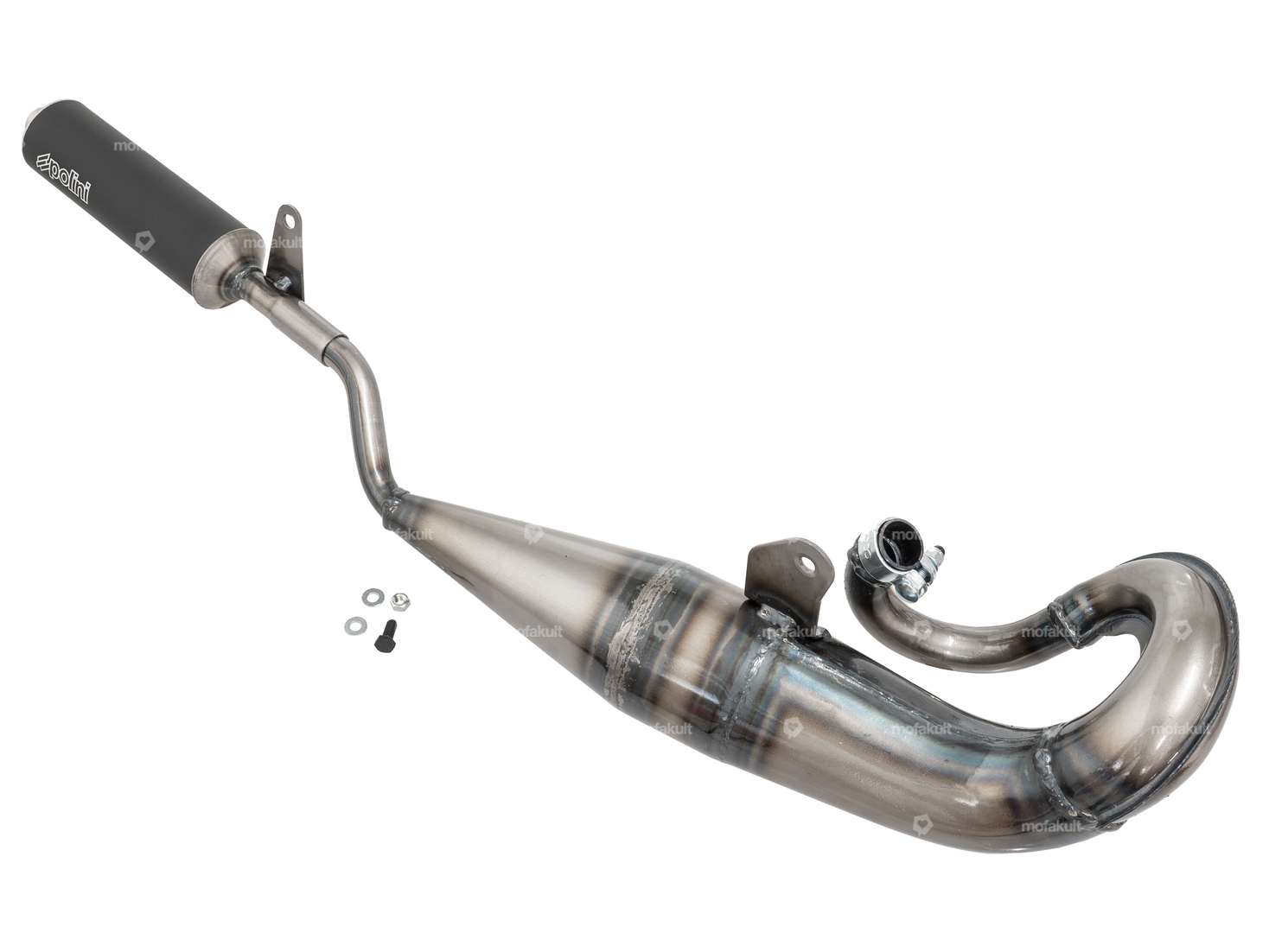 Polini exhaust SP with aluminum silencer | Piaggio Ciao Carousel Image 1