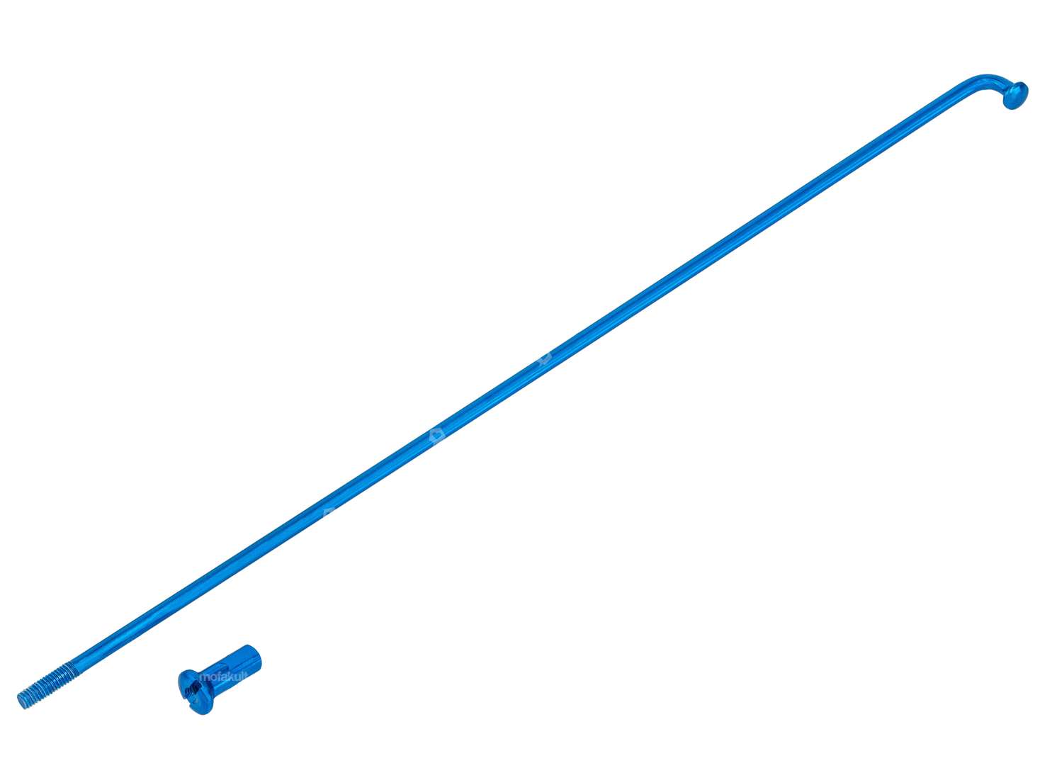 GPO 19" spoke single incl. nipple (2.9 x 212 mm) blue Carousel Image 1