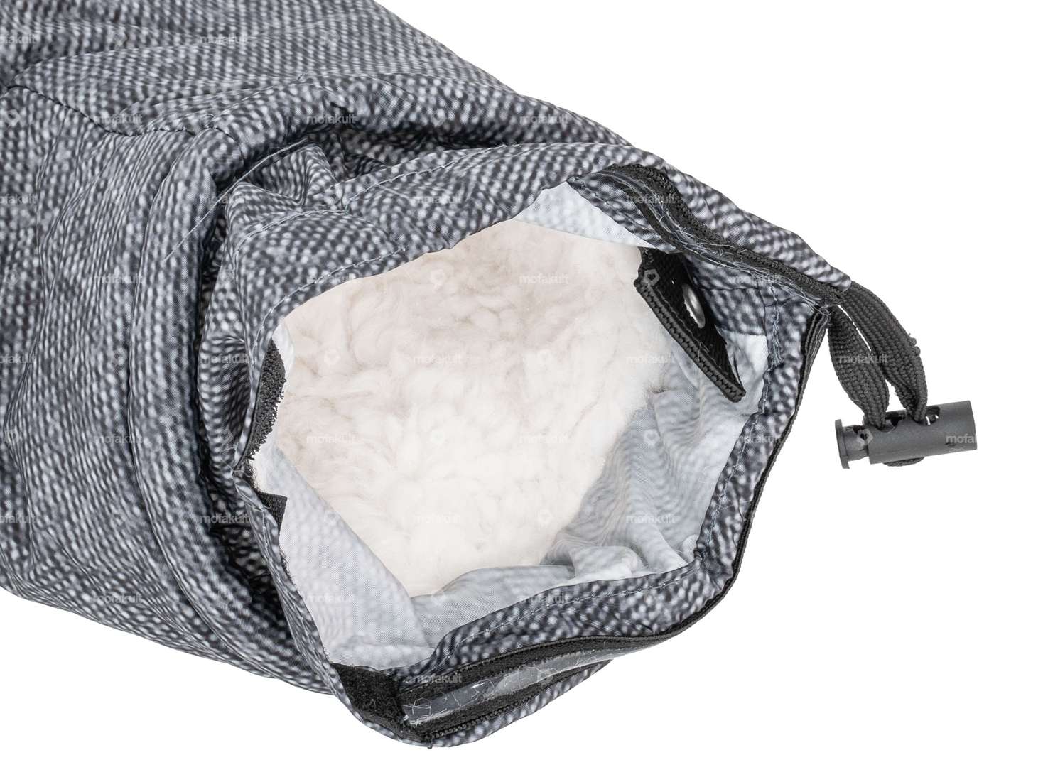 wobs Handschutz gefüttert lang grau Carousel Image 3