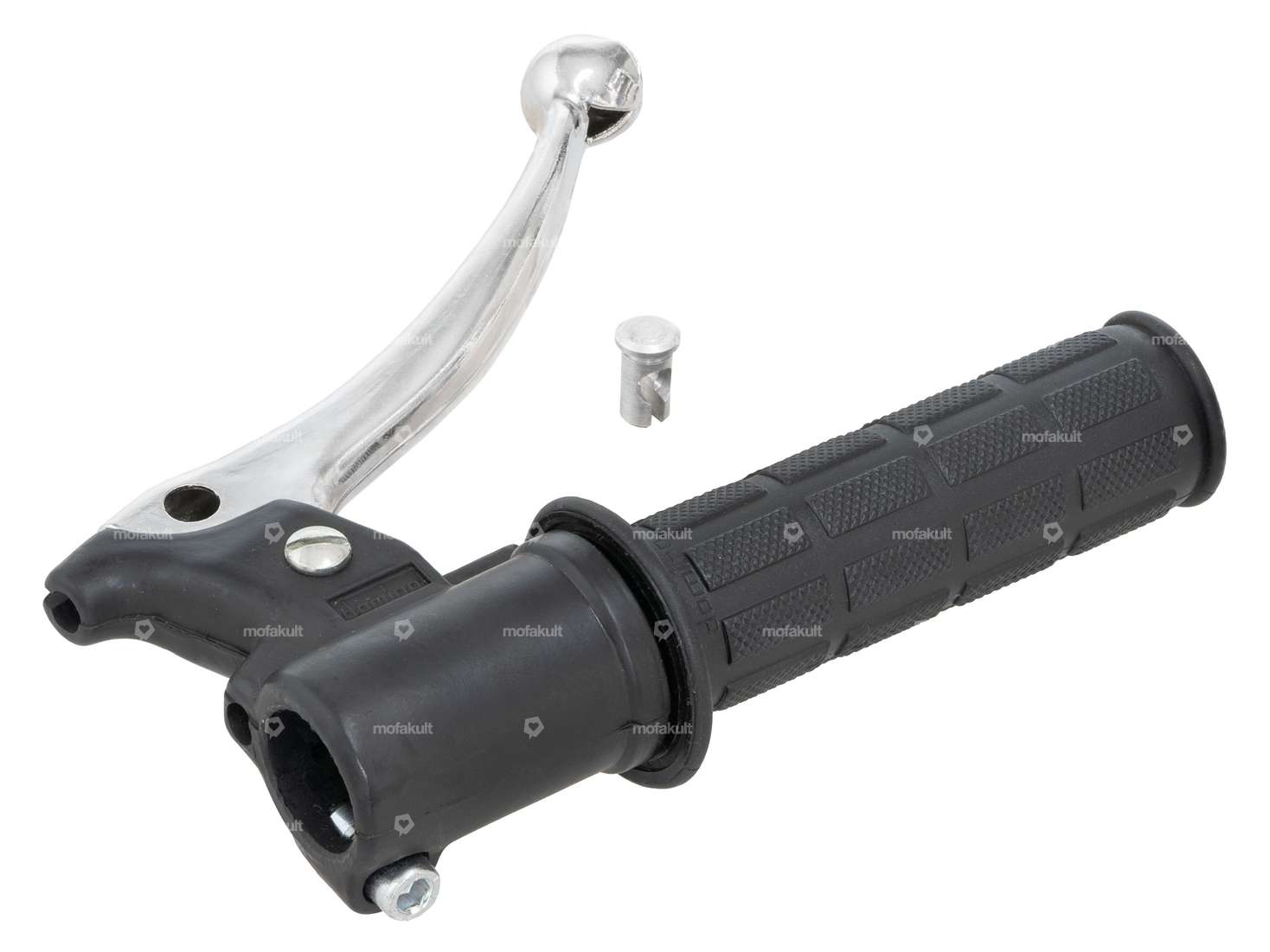 Domino Gasgriff Alu Blockmuster schwarz Carousel Image 2