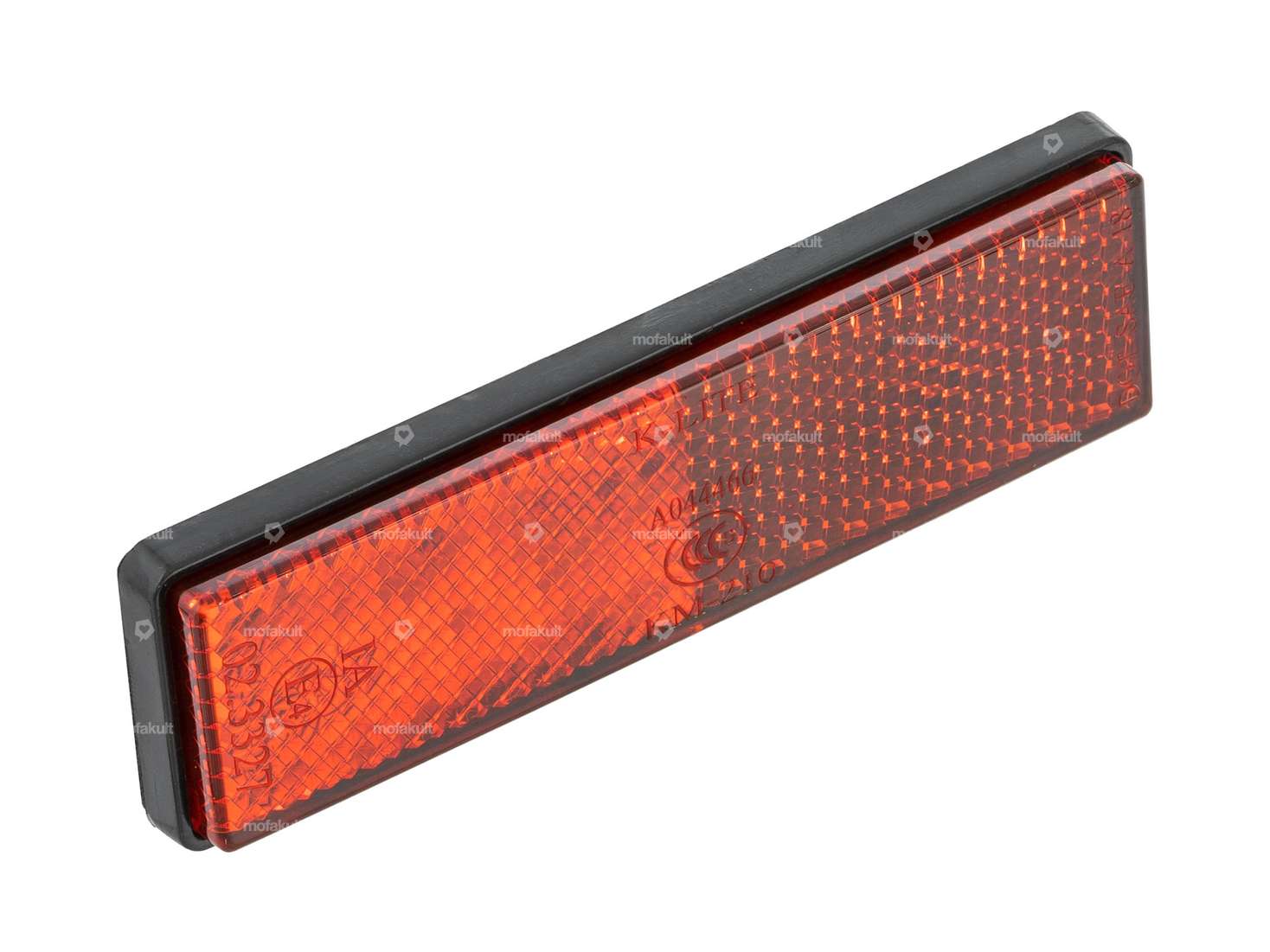 Reflektor selbstklebend eckig rot Carousel Image 1