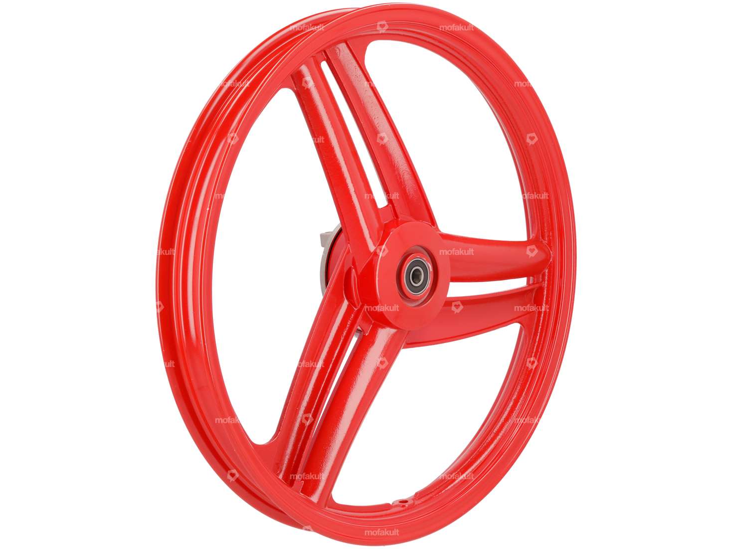 Wheel set 17" cast red (3/6 spokes) | Peugeot 103 Carousel Image 3