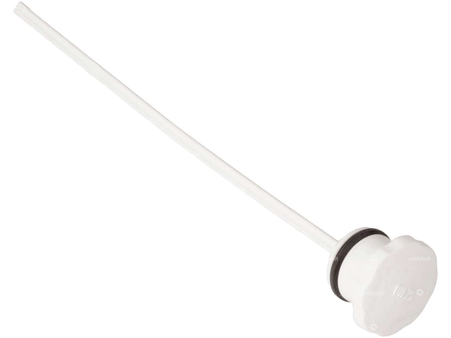 Gas cap with dipstick white original NOS | Piaggio Ciao, Bravo Carousel Image 2