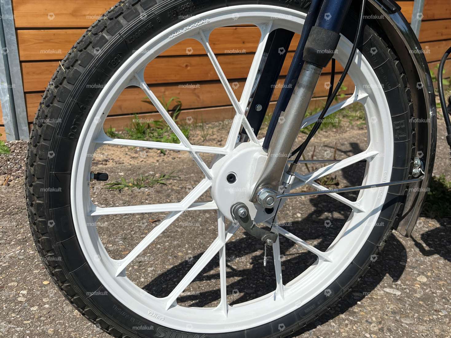 swiing® ingenious Bremsbacken Ø 90 x 17 Grimeca Snowflake Racing geschlitzt | Hercules Prima, Puch Carousel Image 4