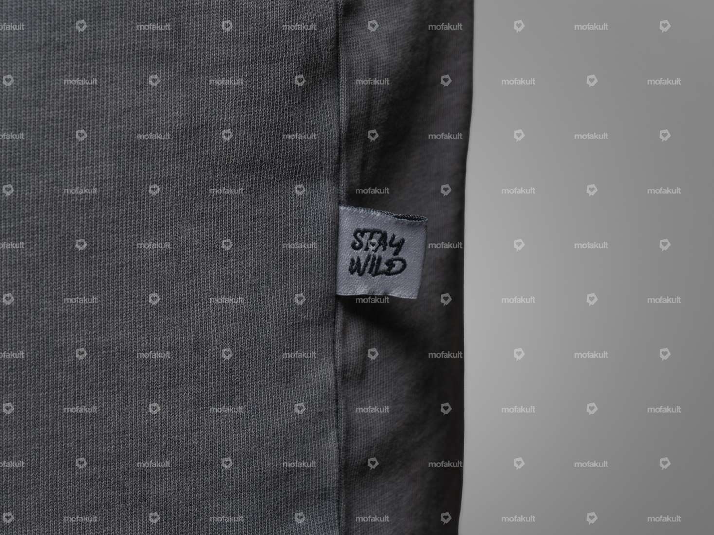 KULTWEAR T-Shirt «Vintage» Oversized grau Carousel Image 6