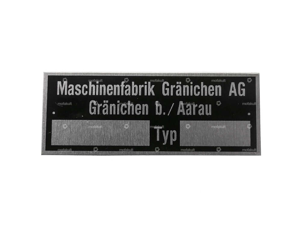 Nameplate | Tigra Pionier (Gränichen) Carousel Image 1