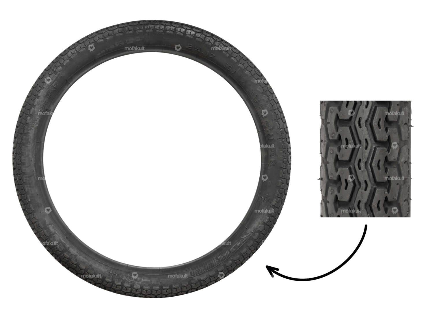 Hutchinson 2.25 x 17" Reifen Turbo Allround Carousel Image 1