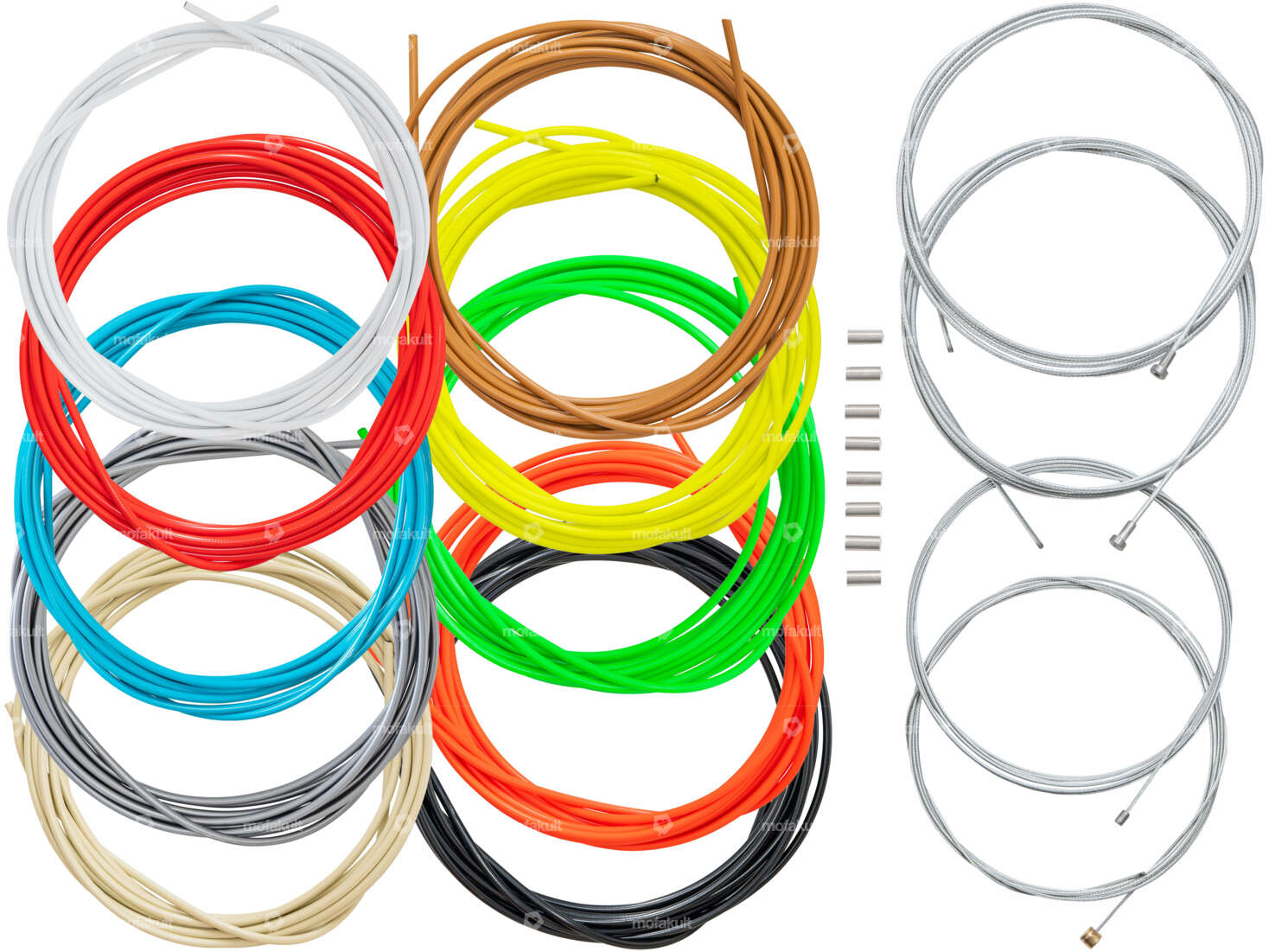 Cable set manual PTFE colored (1A quality) Carousel Image 1