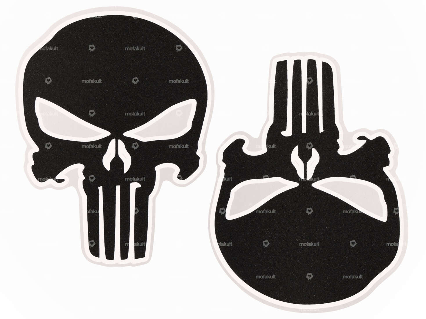 Adhesive set "Skull" 75 x 58 mm 2 pcs. Carousel Image 1