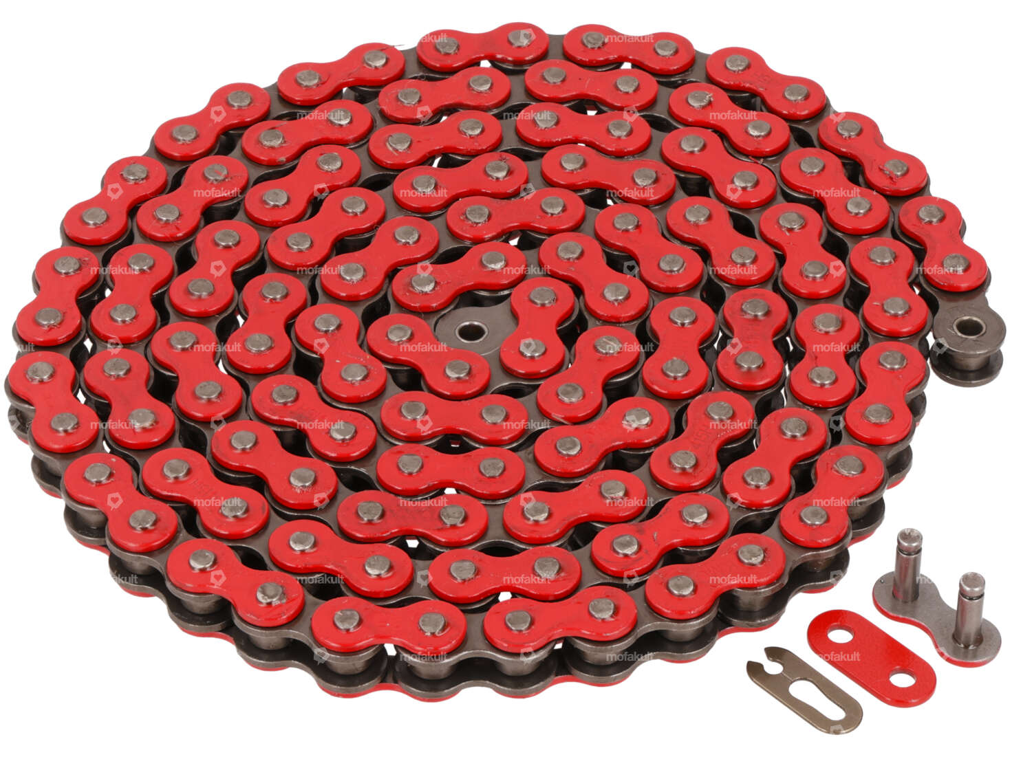 KMC drive chain red 415H (reinforced) 128L Carousel Image 1