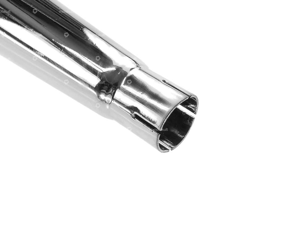 swiing Endtopf Drag Pipe 45° Chrom Ø 28 / 70 mm Carousel Image 4