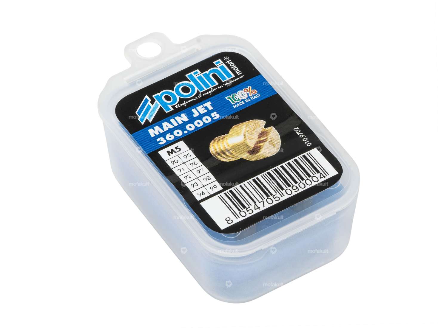 Polini Düsen-Set Hauptdüsen (90 - 99) Dell'Orto PHBG, SHA Carousel Image 3