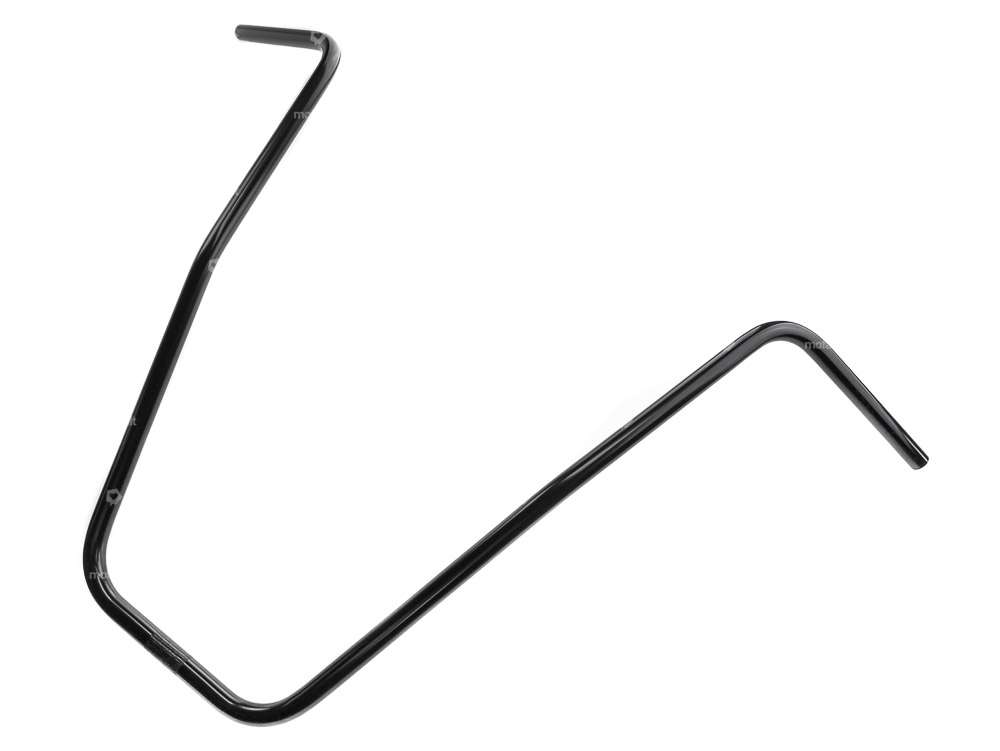 Lenker Gabelplatte 66 cm curved schwarz Carousel Image 2
