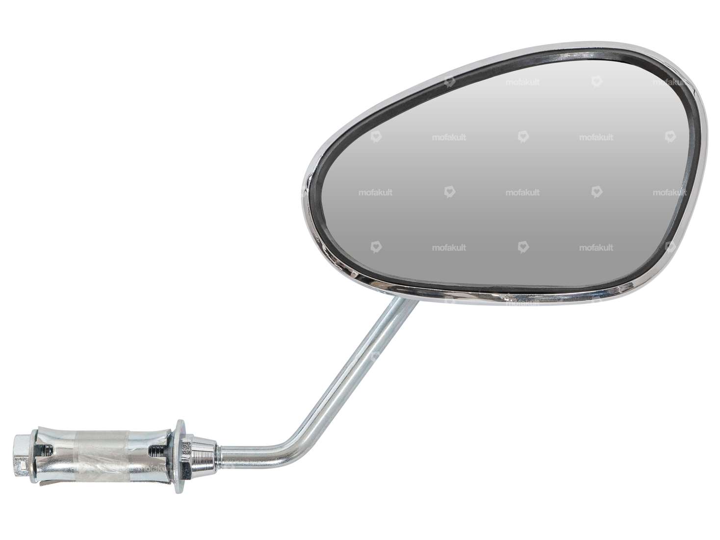 Bumm mirror oval right plug-in version chrome Carousel Image 1
