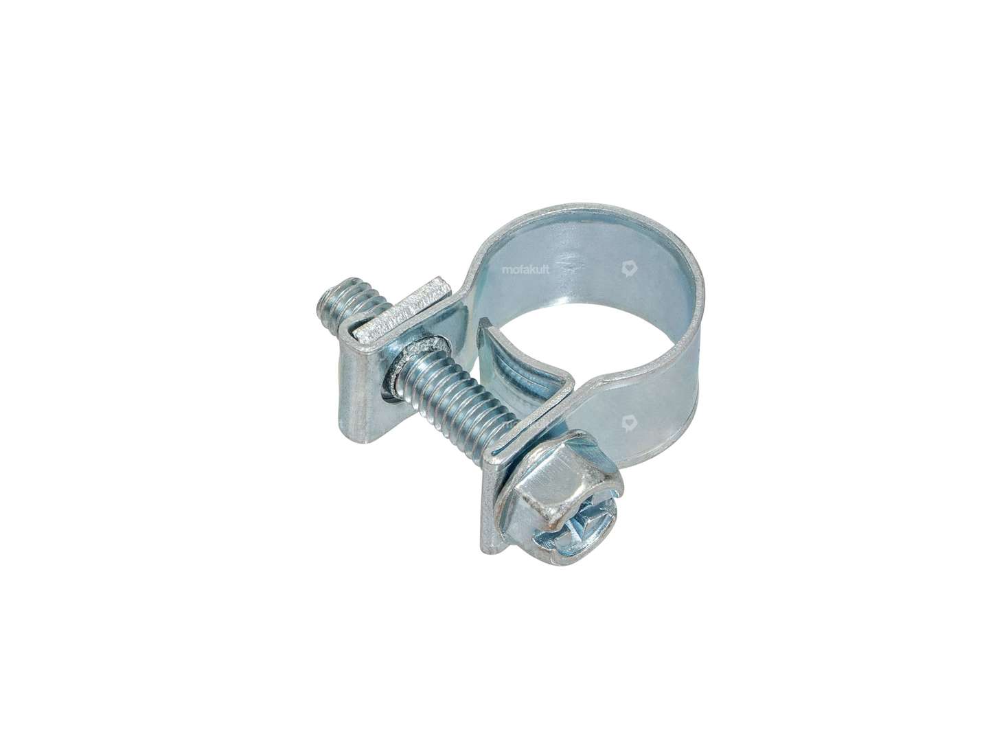Solid screw clamp 10 - 12 mm W1 - galvanized Carousel Image 1
