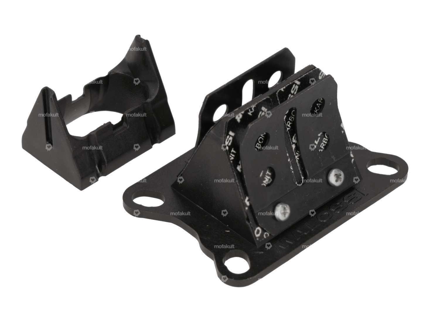 Malossi 4-folding diaphragm insert carbonite Gilardoni italkit Puch Carousel Image 1