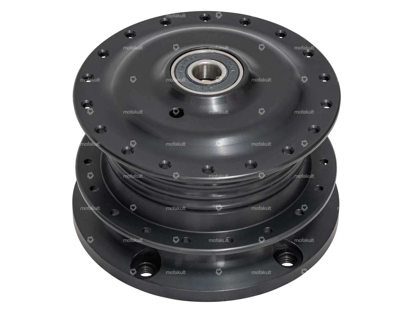 swiing® ingenious Radnabe Speichenfelge mit Scheibenbremse schwarz Carousel Image 2