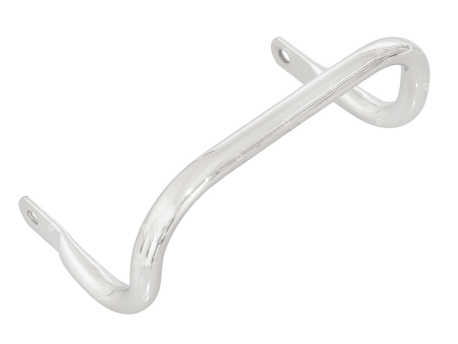 Bügel Scheinwerfer eckig 140 mm Chrom Carousel Image 1