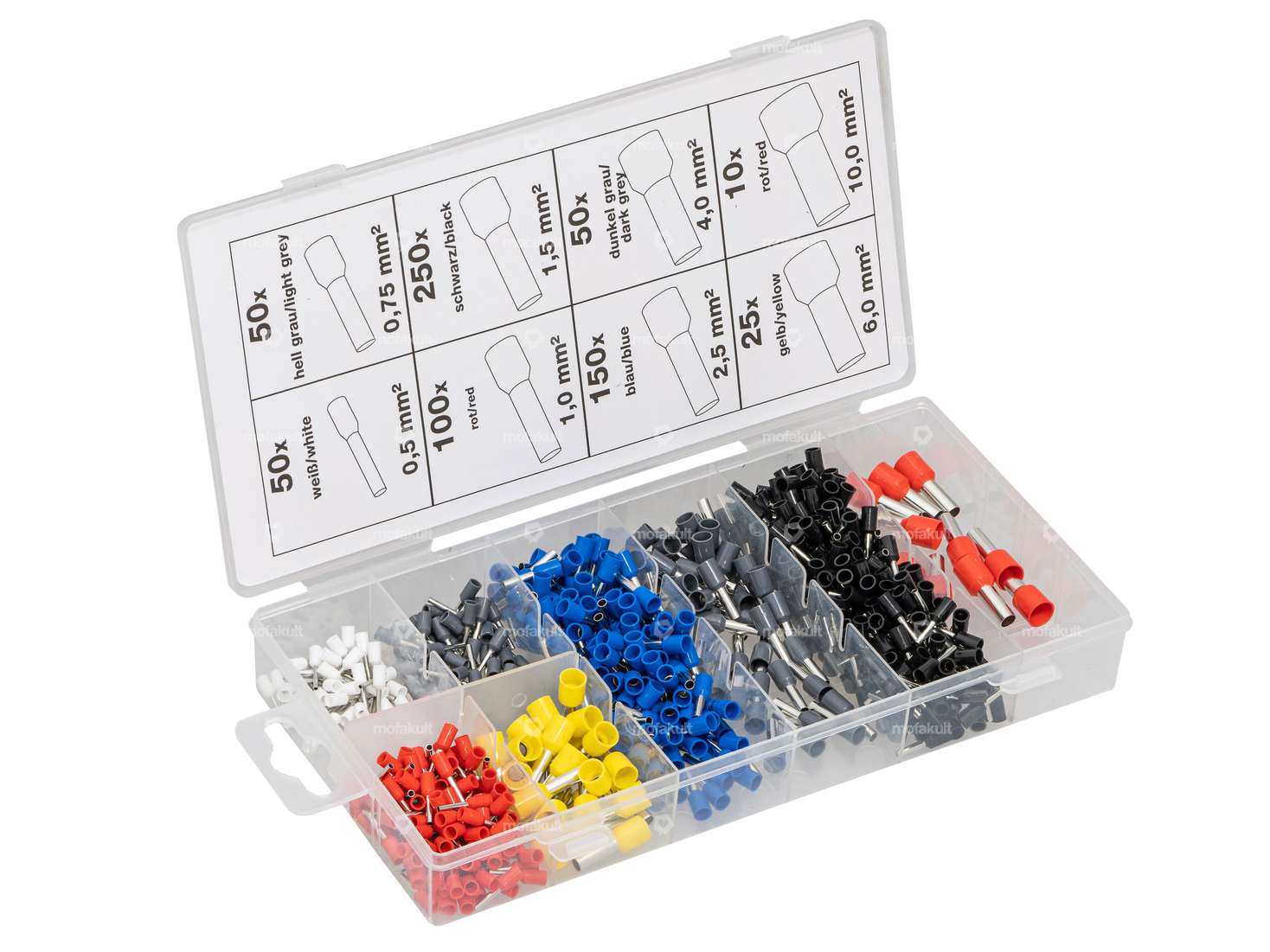 BGS Insulated wire end ferrule set 685 pcs. Carousel Image 1