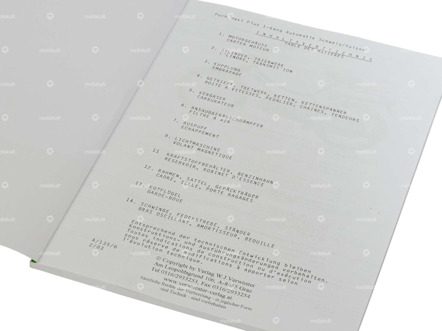 Ersatzteilkatalog | Puch Maxi Plus (CH) Carousel Image 2