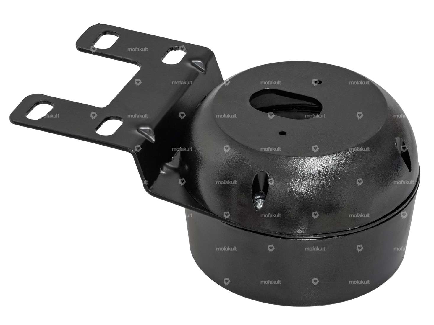 Tachohalterung Ø 60 mm mit Lasche schwarz Carousel Image 2