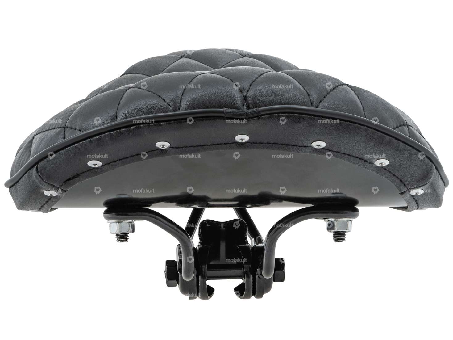 Sattel Karo-Muster schwarz Carousel Image 2