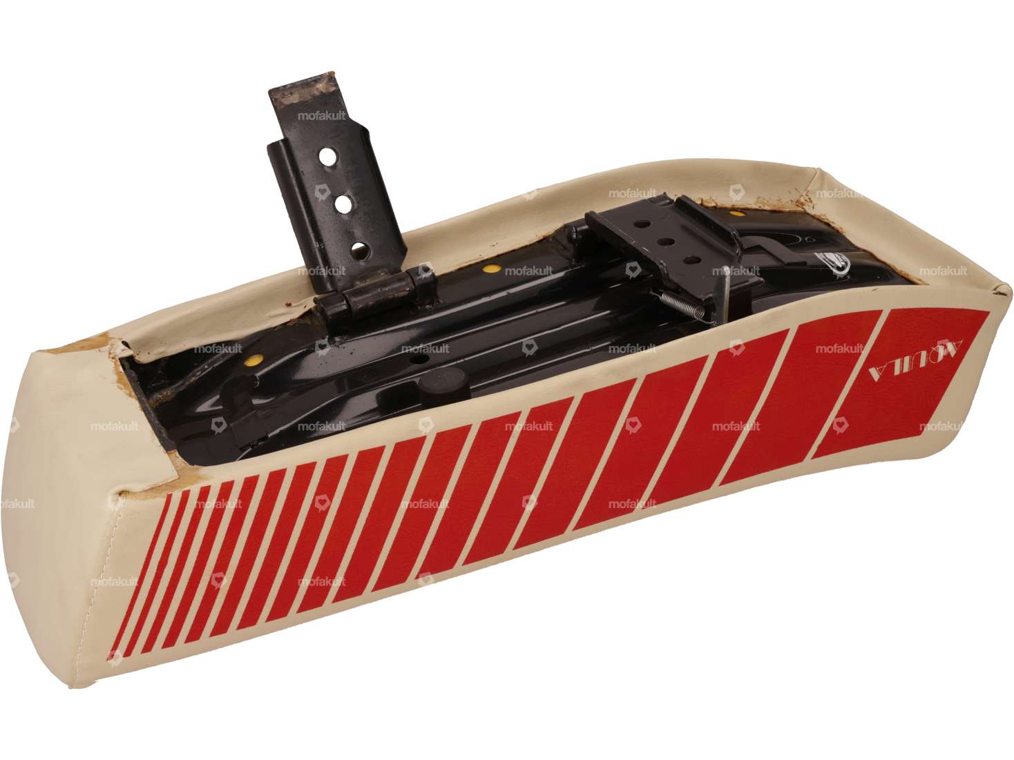 Aquila Sitzbank beige / rot NOS | Piaggio SI Carousel Image 2