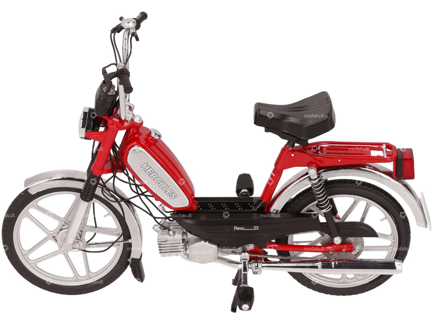 Hercules Prima 5S rot Miniatur Modell 1:10 (1A-Qualität) Carousel Image 1