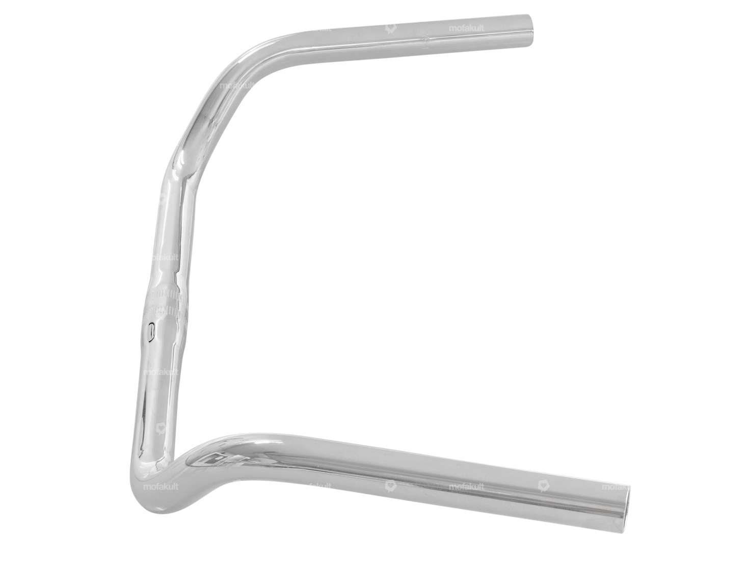 ergotec Lenker «Englischer Bügel» Vorbau 8.5 cm Chrom Carousel Image 2