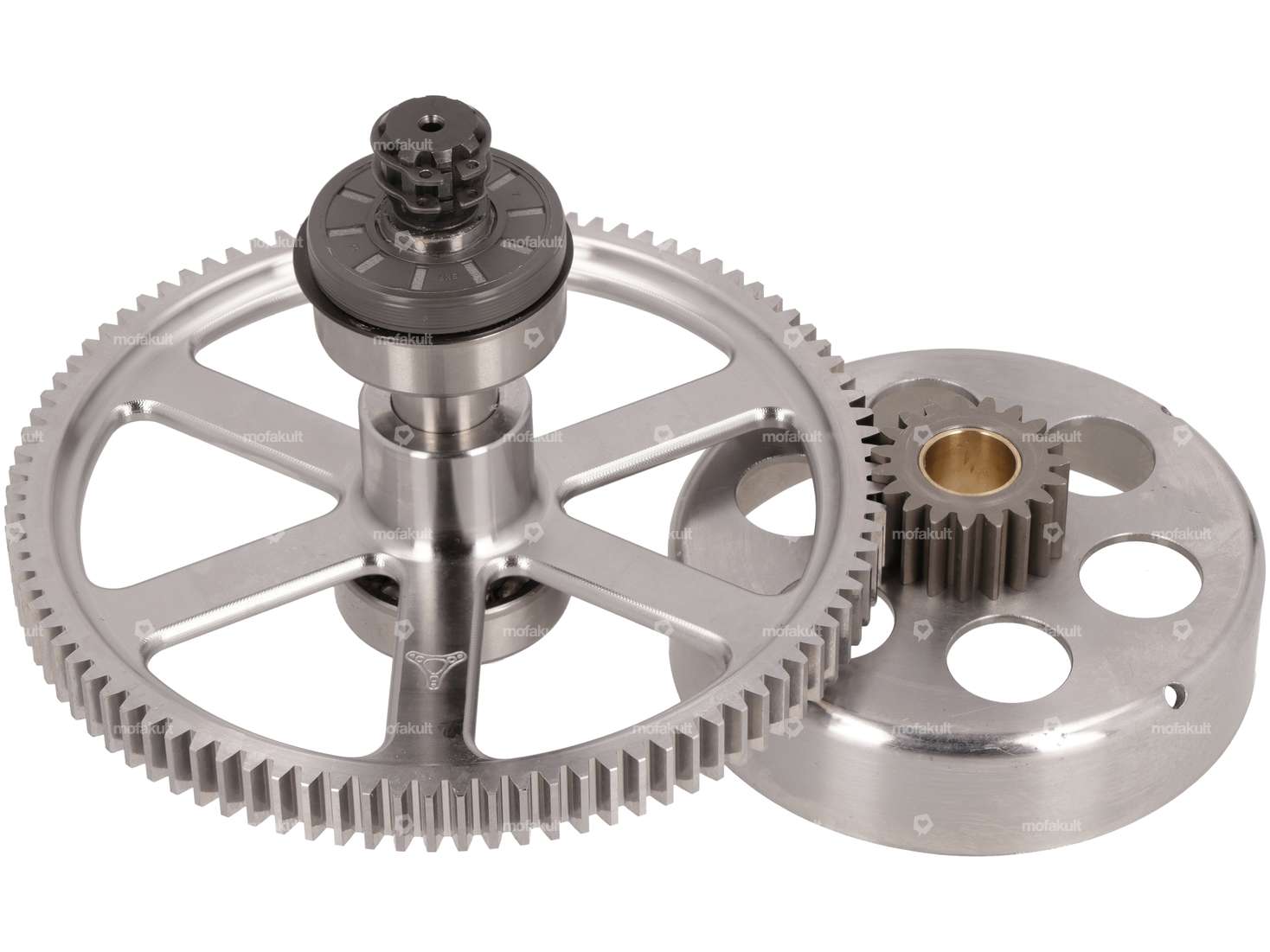 ASP Kupplungskorb & Stirnrad-Set 19:94 Zähne Kickstart CNC | Puch E50 Carousel Image 1