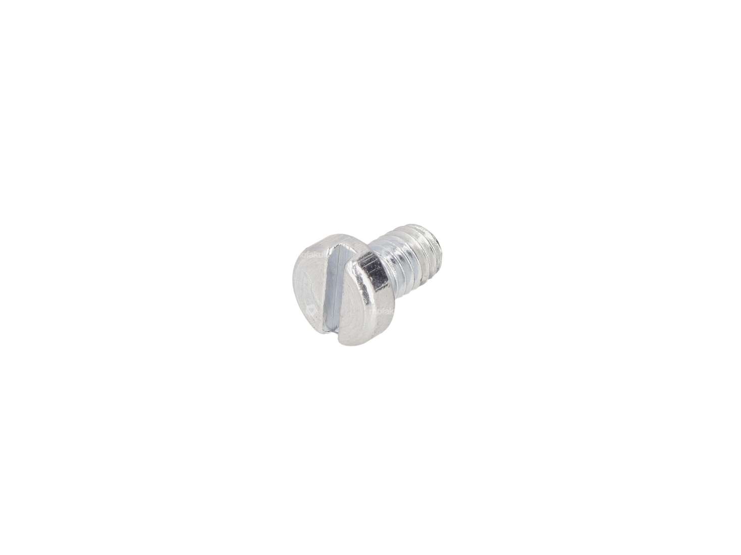 Screw M4x6 cylinder head slot galvanized Carousel Image 1