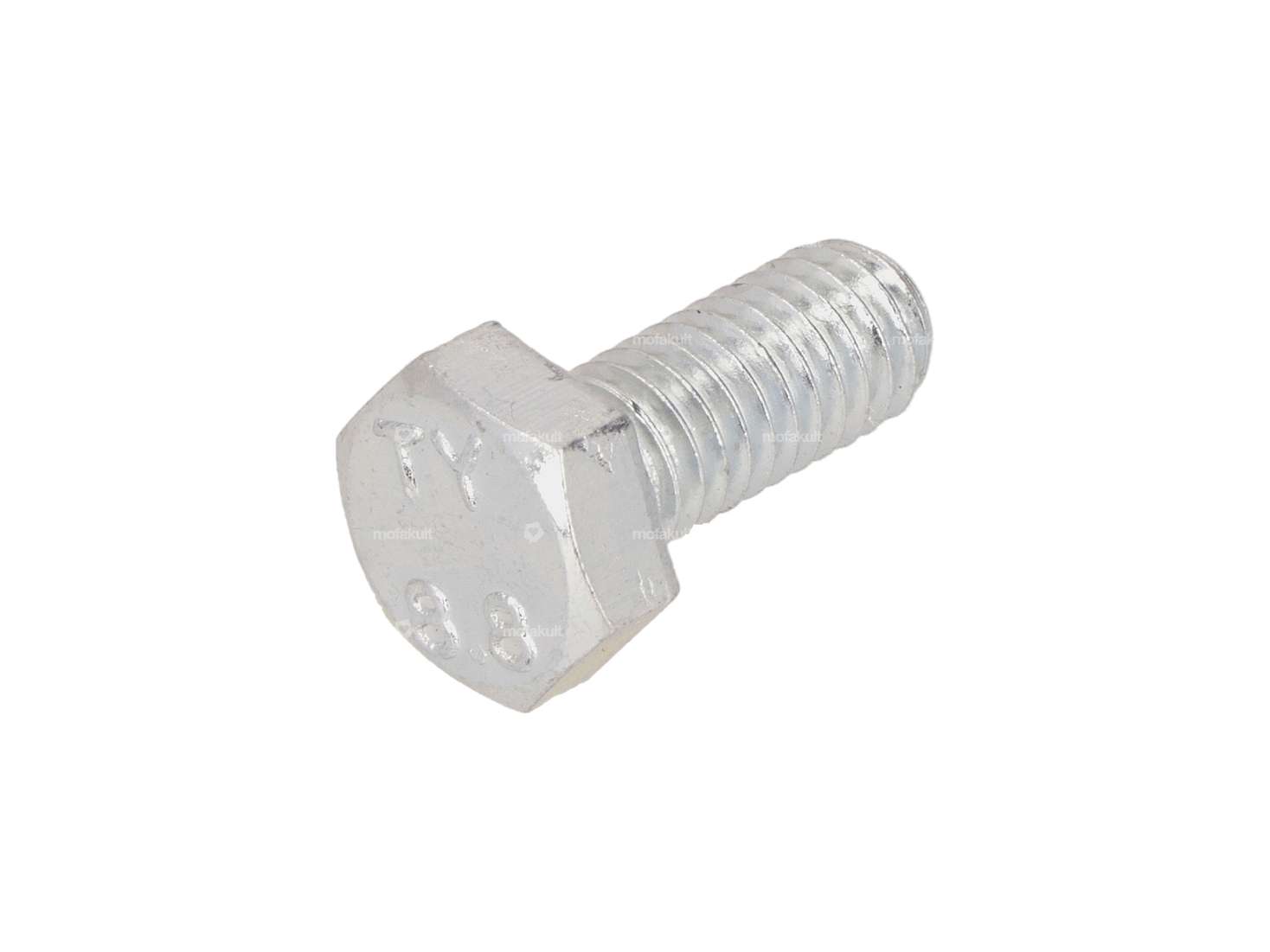 M6x14 hexagon head screw, galvanized Carousel Image 1