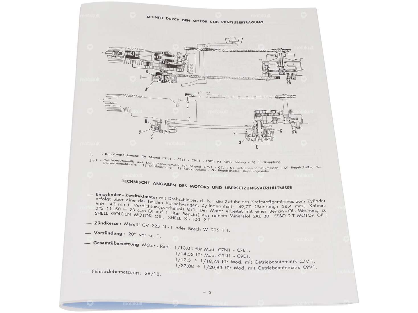 Ersatzteilkatalog | Piaggio Ciao C7, C9 Carousel Image 2