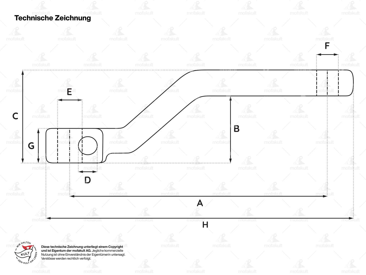 GPO Tretkurbeln schwarz 163 mm Paar Carousel Image 3