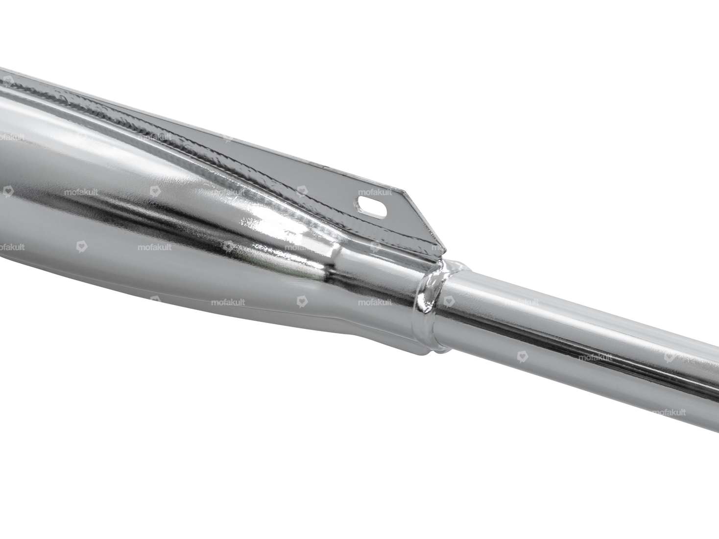 Auspuff 25 mm gerader Auslass Chrom | Tomos A3 Carousel Image 2