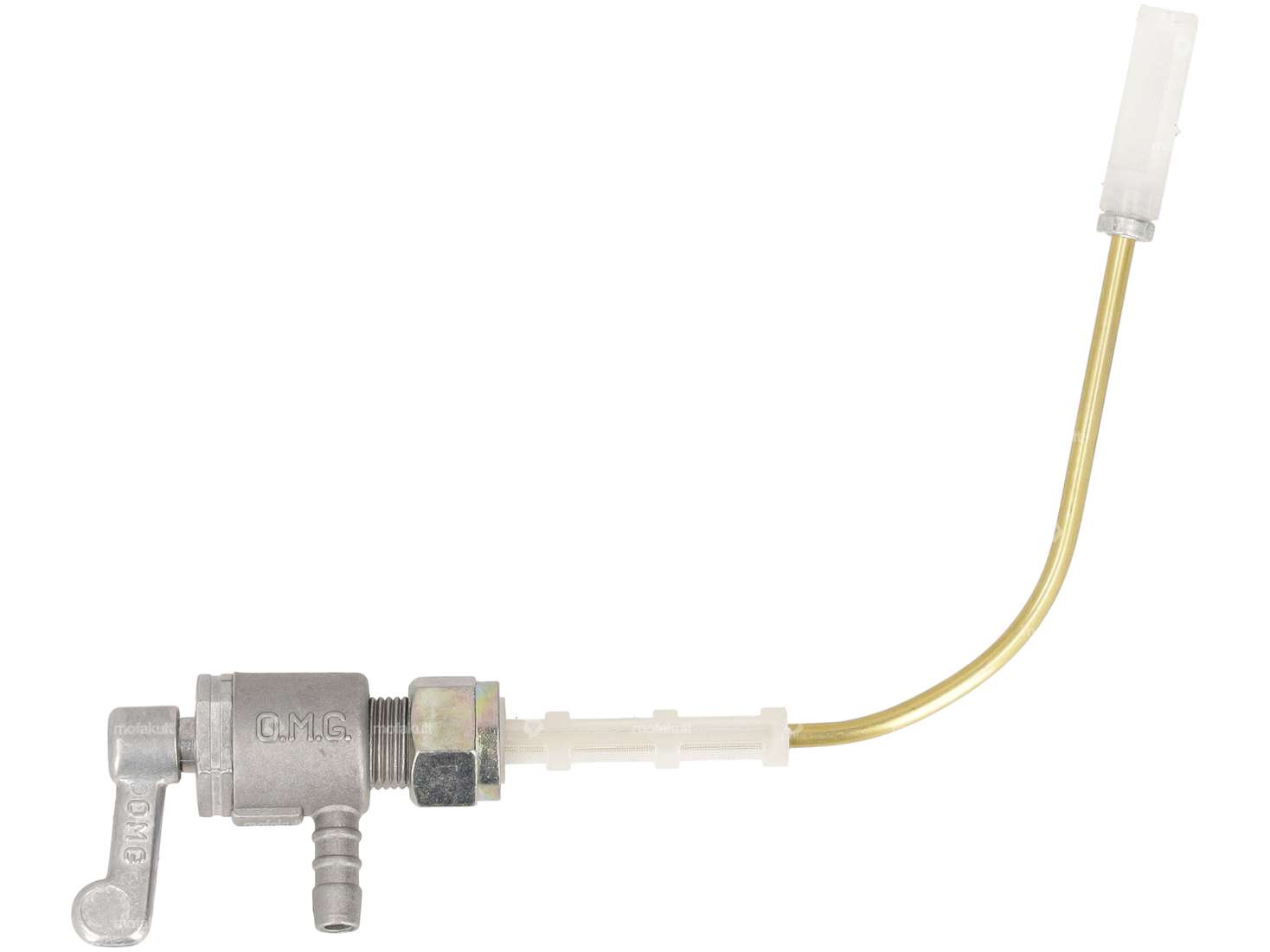 OMG Benzinhahn horizontal M12x1 (mit Überwurfmutter) unten abgehend Carousel Image 1